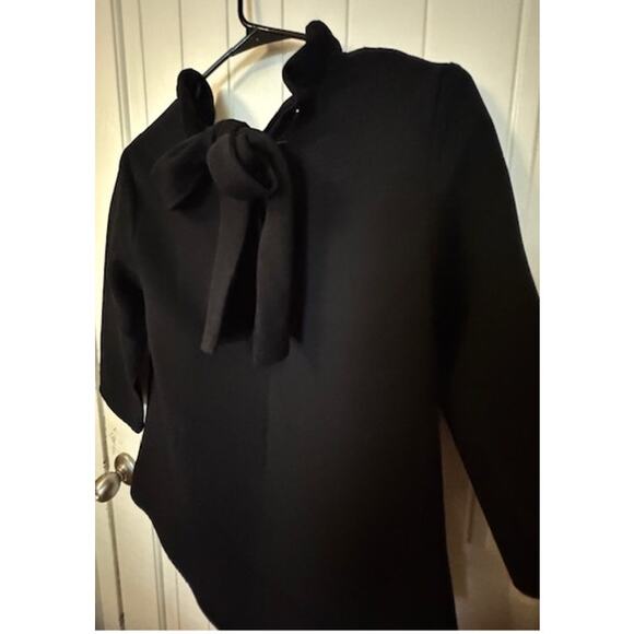 Tuckernuck Pomander Place Faye black Preppy Ruffles Blouse women’s S - Picture 3 of 7